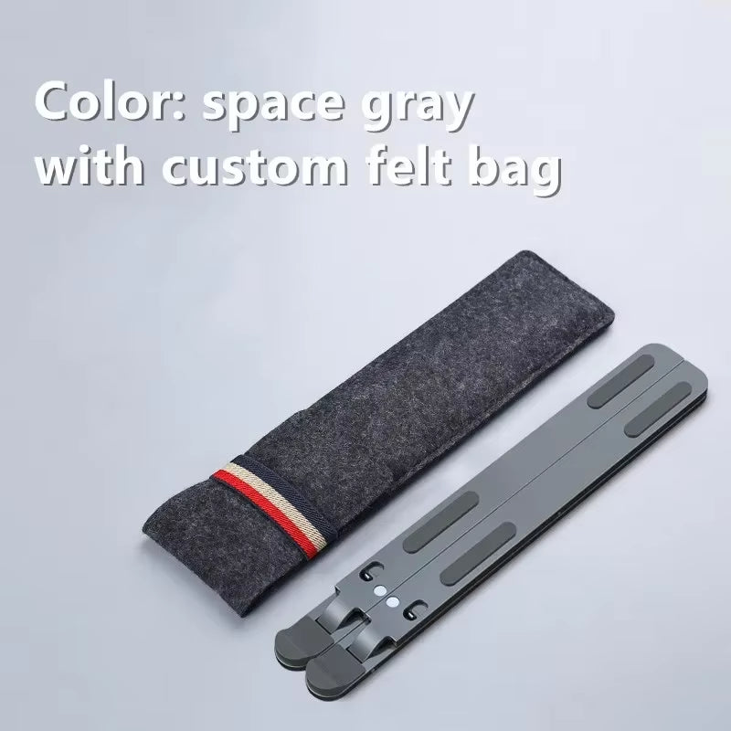 Foldable Laptop Tablet Stand with Cooling Fan Heat Dissipation Aluminum for Desktop Macbook Air Pro Stand Notebook Holder Cooler