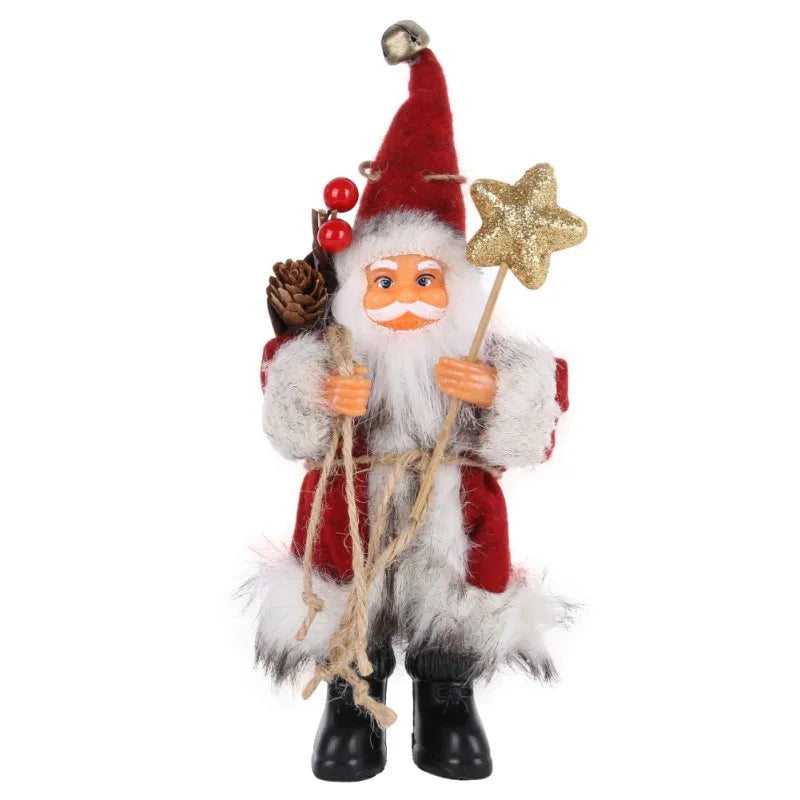 Handmade Swedish Christmas Santa Gnome Plush Doll Holiday Figurines Toy Xmas Home Ornaments Christmas Decoration