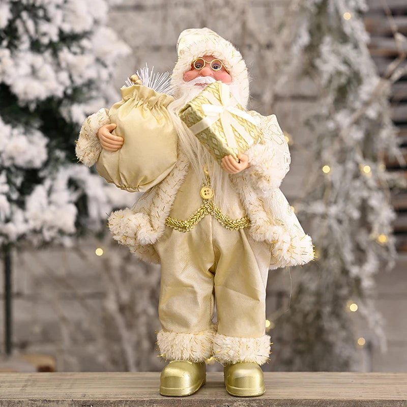 Handmade Swedish Christmas Santa Gnome Plush Doll Holiday Figurines Toy Xmas Home Ornaments Christmas Decoration