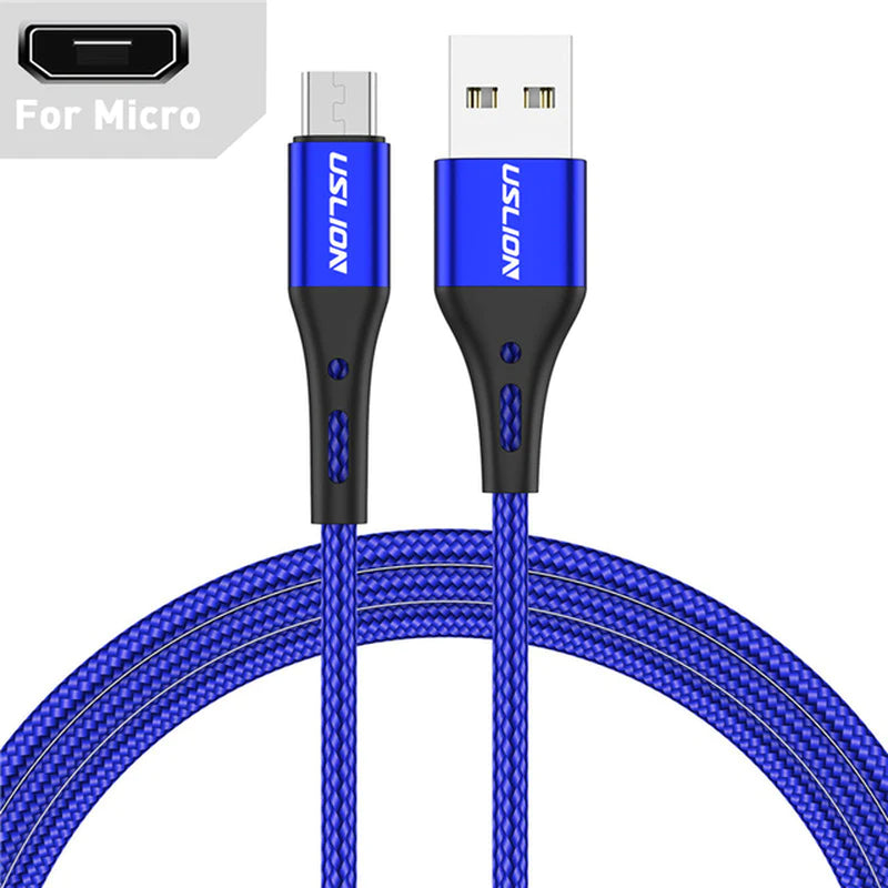 3A USB Type C Cable Wire for Samsung S10 S20 Xiaomi Mi 11 Mobile Phone Fast Charging USB C Cable Type-C Charger Micro USB Cables